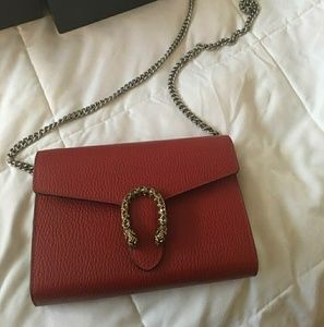Gucci Dionysus leather chain bag